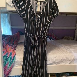short sleeved jumpsuit